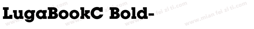 LugaBookC Bold字体转换